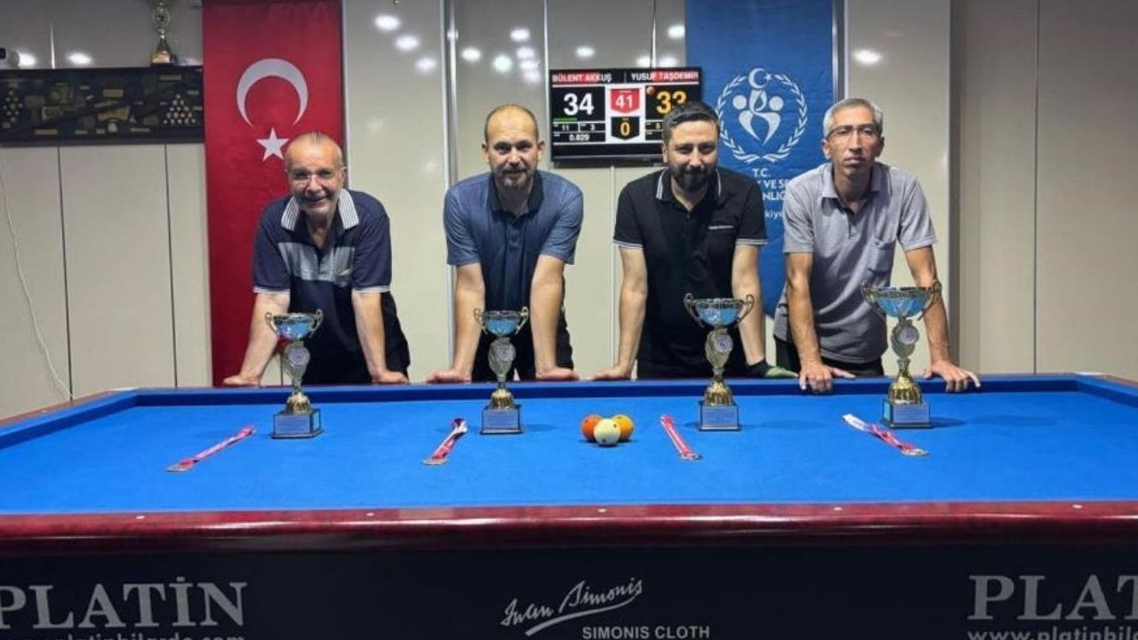15 Temmuz Bilardo Turnuvası Sona Erdi!