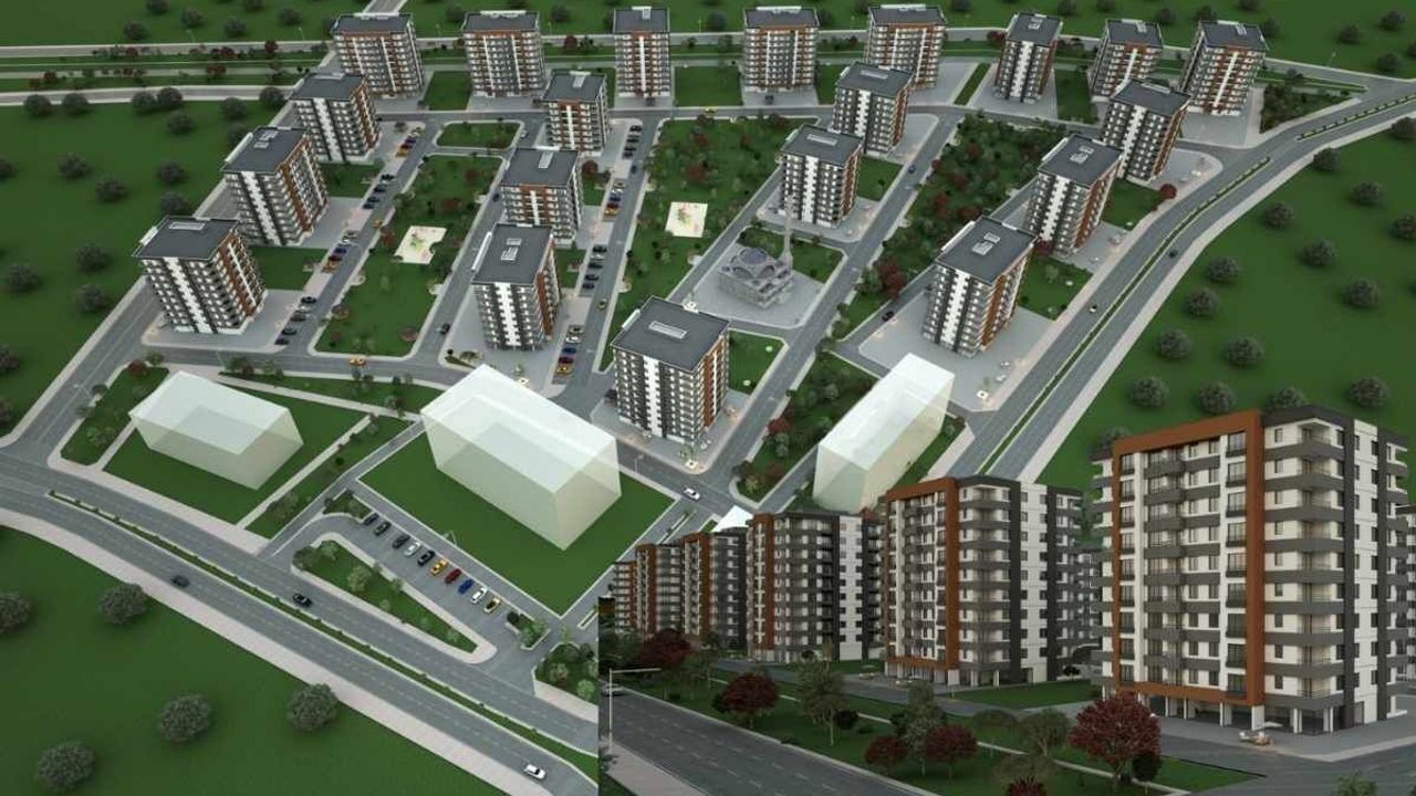 Kayseri'nin o mahallesi baştan sona değişiyor! 20 blok 794 daire için düğmeye basıldı