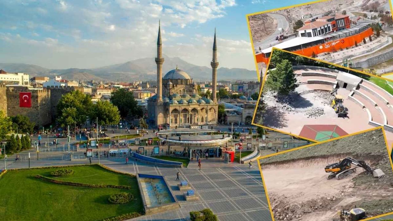 Kayseri’nin o ilçesi şantiye alanına döndü! 4 bir yanında çalışma var