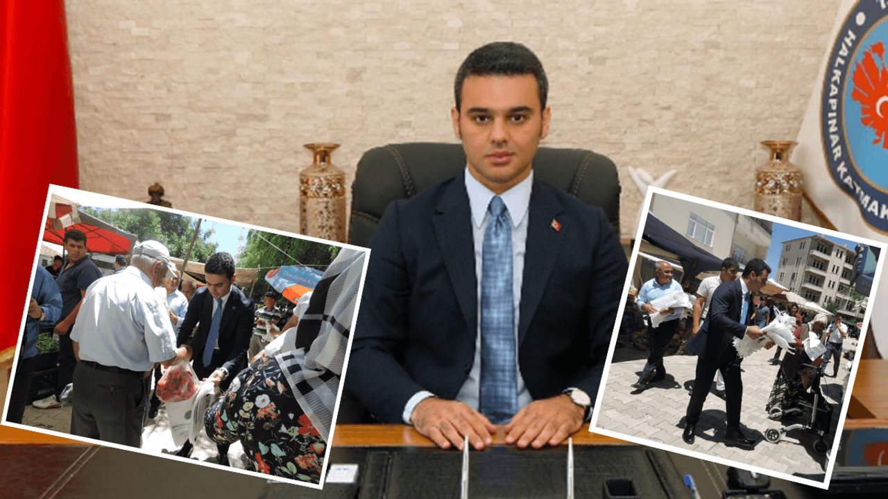 Yahyalı’nın genç kaymakamı dikkat çekti! Pazarda bez çanta bile dağıtmış!