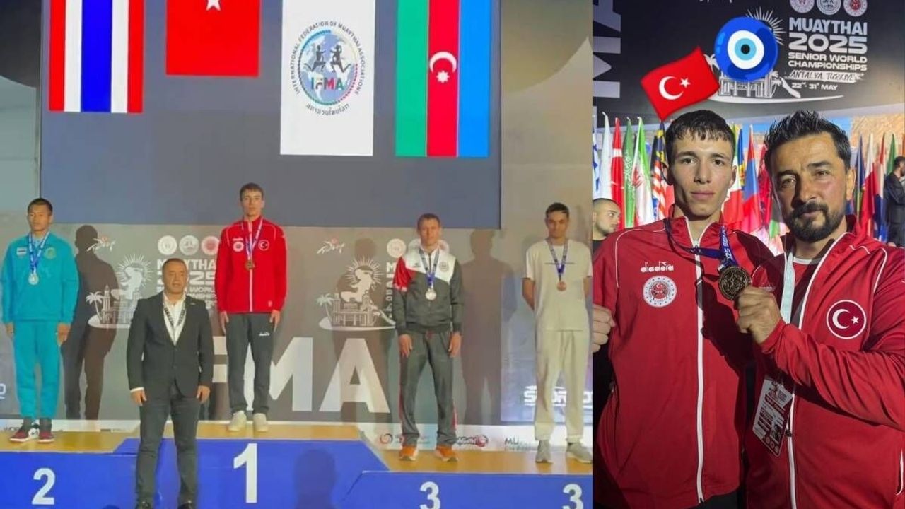 Kayserili sporcuların büyük başarısı! Utku Mete Yağcı Dünya şampiyonu oldu