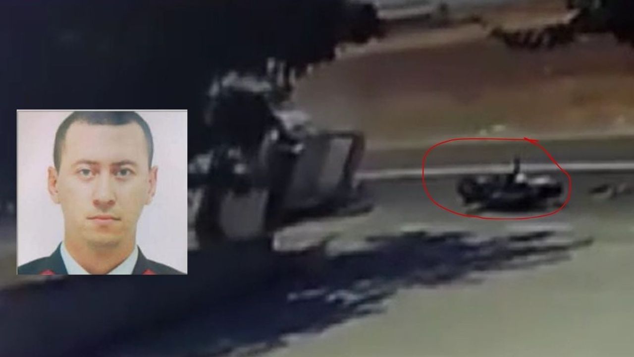 Kazada astsubay hayatını kaybetmişti! Kamera görüntüleri ortaya çıktı