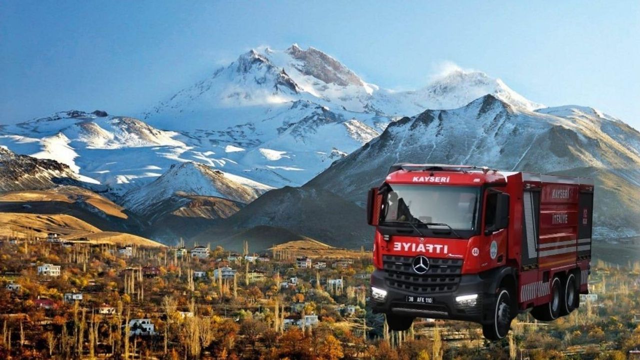 Kayseri'de alevler yükseldi! Ekipler alarma geçti