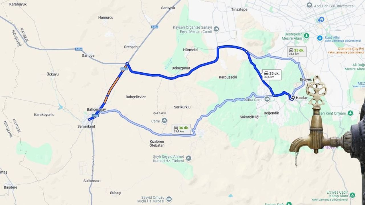 Kayseri’de su krizi büyüyor! Hacılar’ın suyu İncesu’ya mı bağlandı?