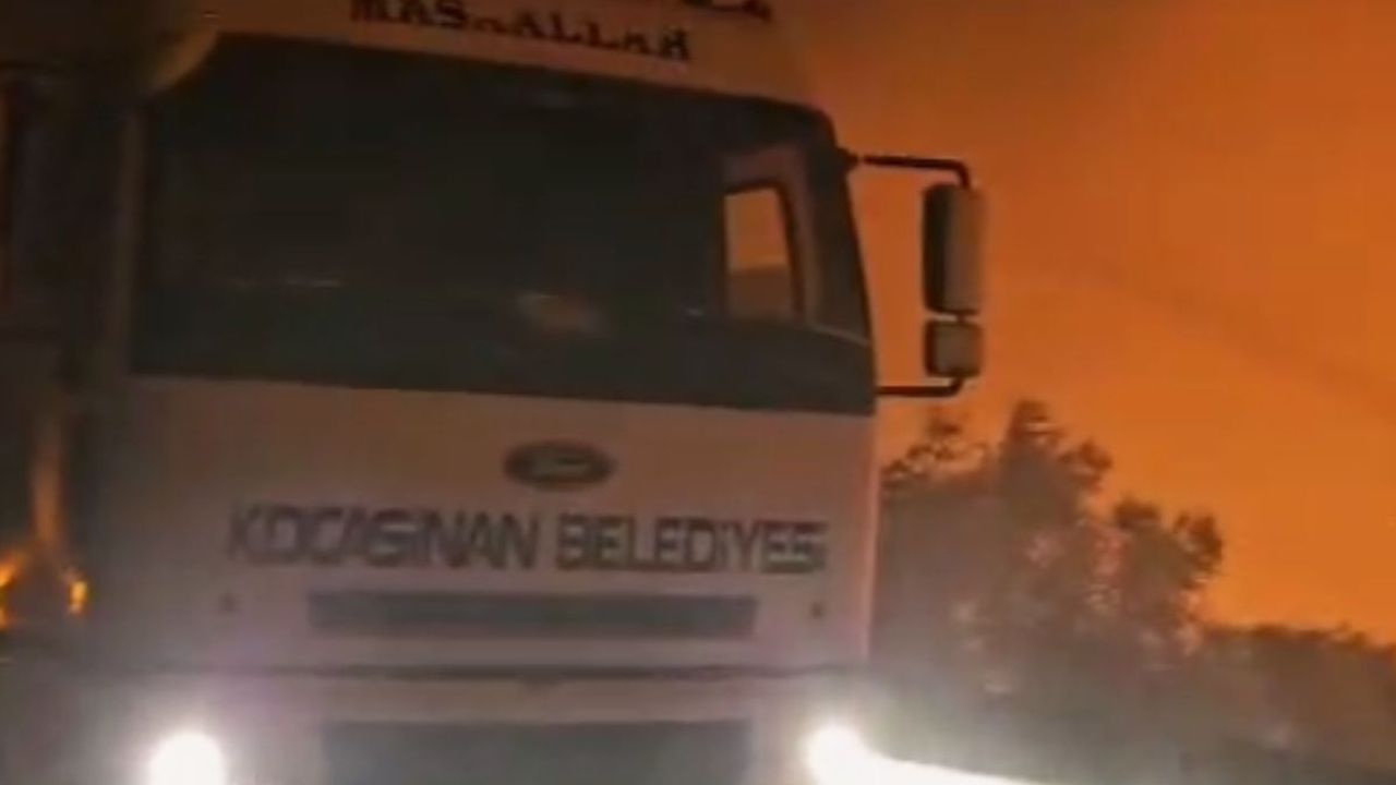 Kocasinan Belediyesi Orman Yangınlarıyla Mücadeleye Katıldı!