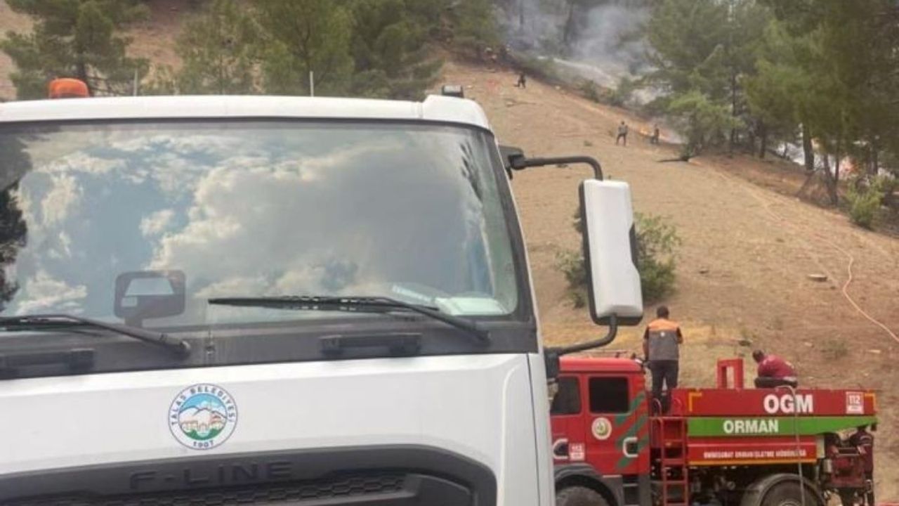 Kayseri’den Kahramanmaraş’taki büyük yangına destek!