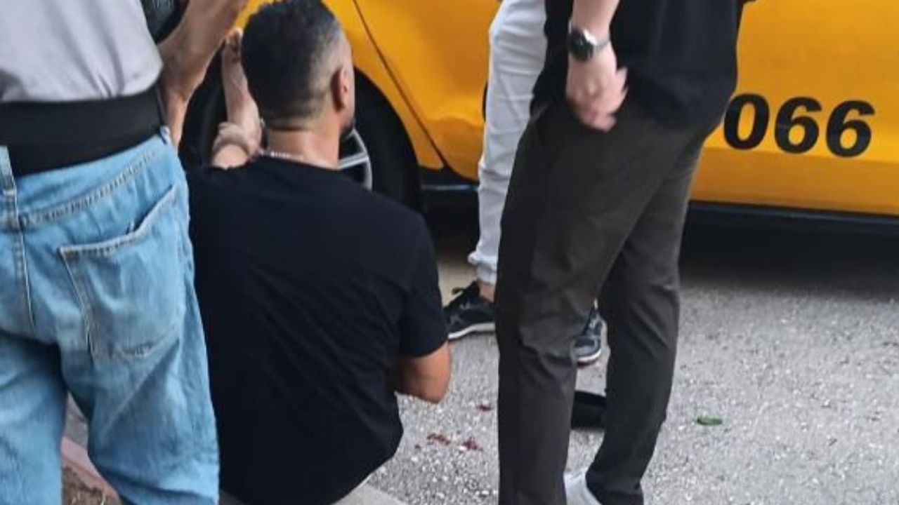 Taksi durağında silahlı saldırı: 2 sürücü yaralandı.