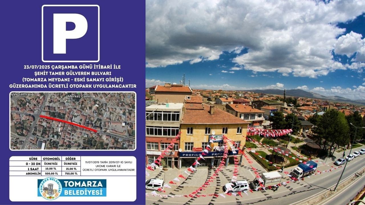 Kayseri'de sokaklara araç park etmek artık ücretli: Yeni uygulama başlıyor!