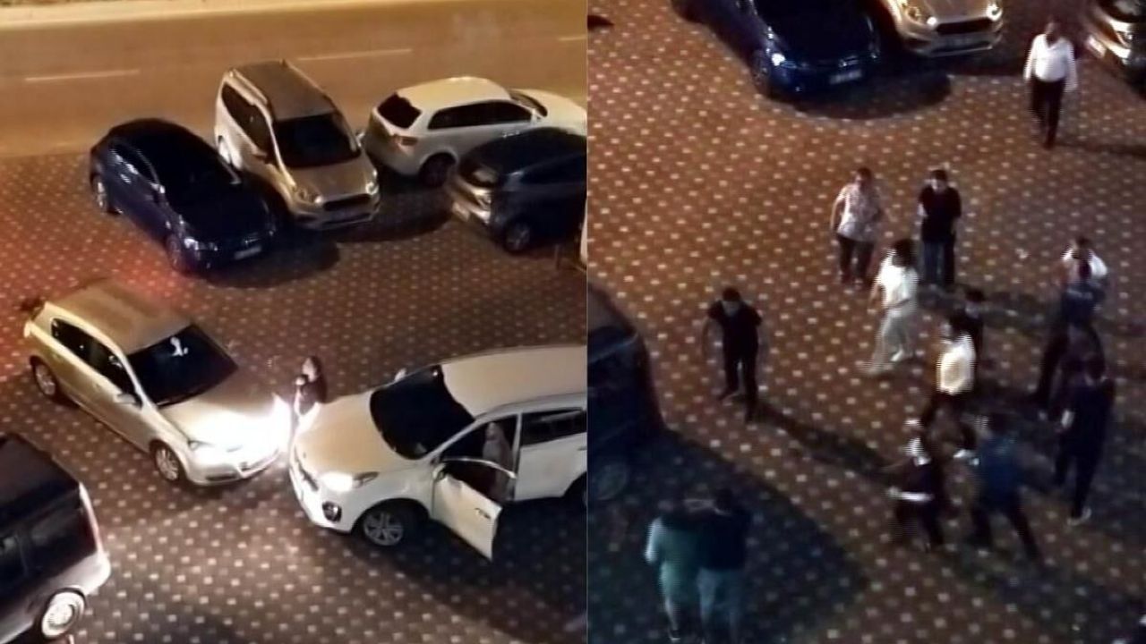 Kayseri'de park kavgası! Polis ekipleri anında müdahale etti