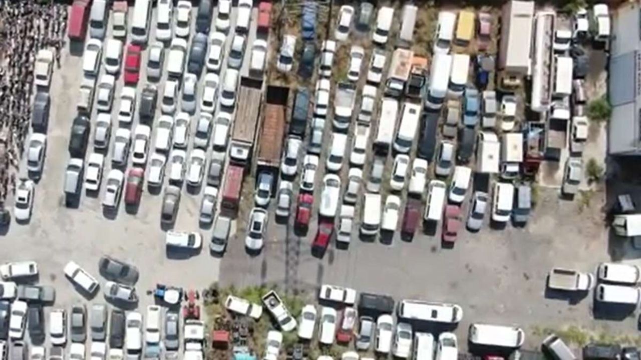 Kayseri'de hurda araçlar satışa çıkıyor! Yediemin otoparkları boşalıyor