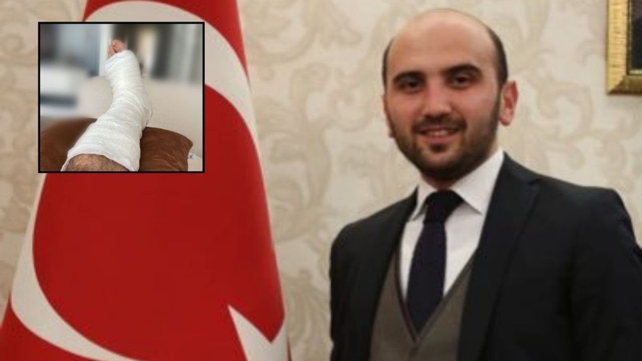 AK Parti Melikgazi İlçe Başkanı Tayyar Şahin trafik kazasında yaralandı