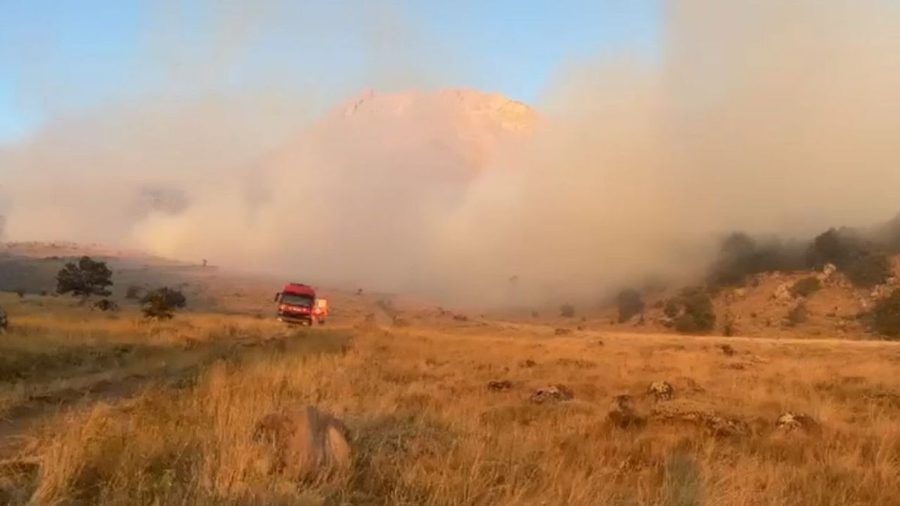 Aksaray’da korkutan Yangın!