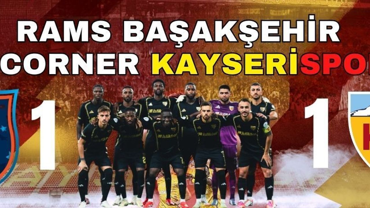 Rams Başakşehir 1 – 1 Zecorner Kayserispor  Maçın önemli anları