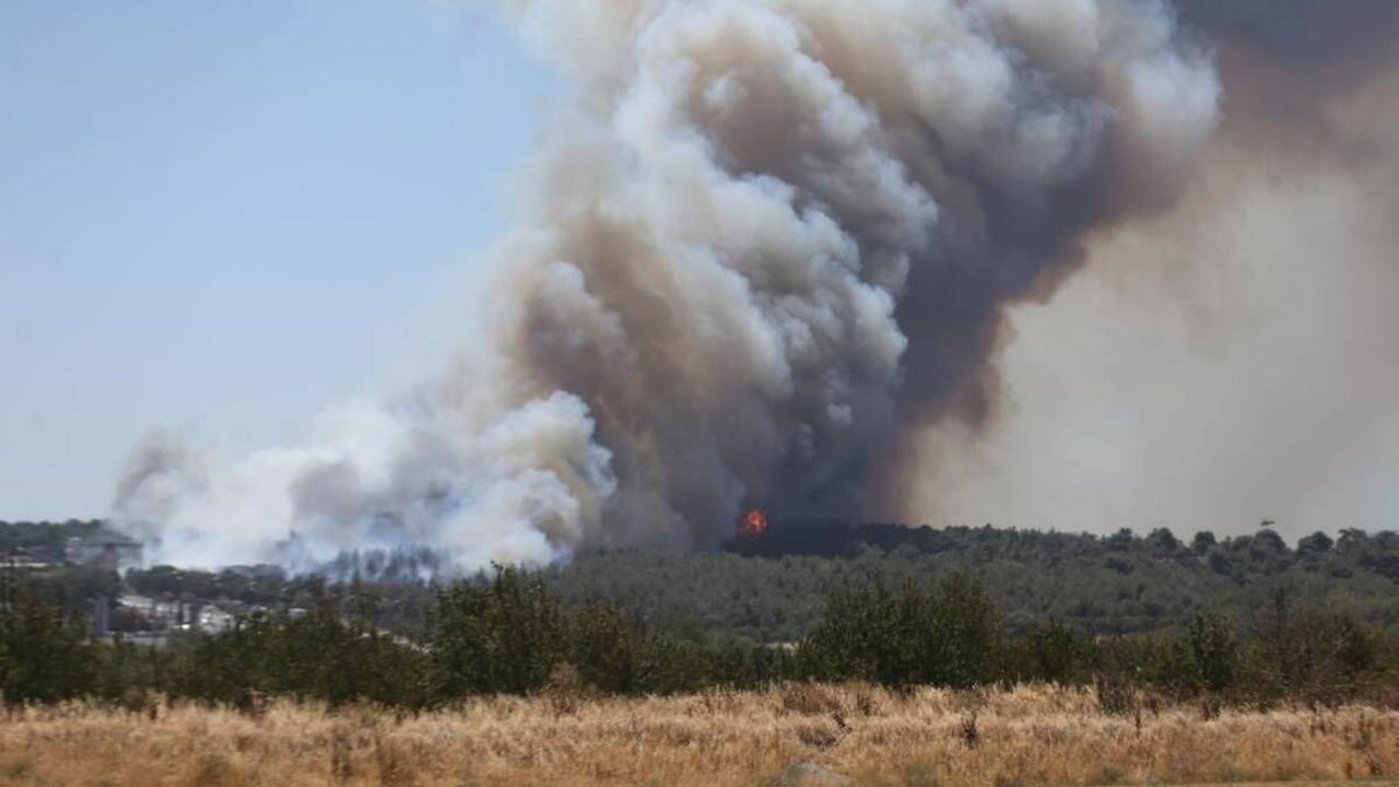 Çanakkale yeniden yangınlara teslim oldu Tahliyeler ve yoğun müdahale