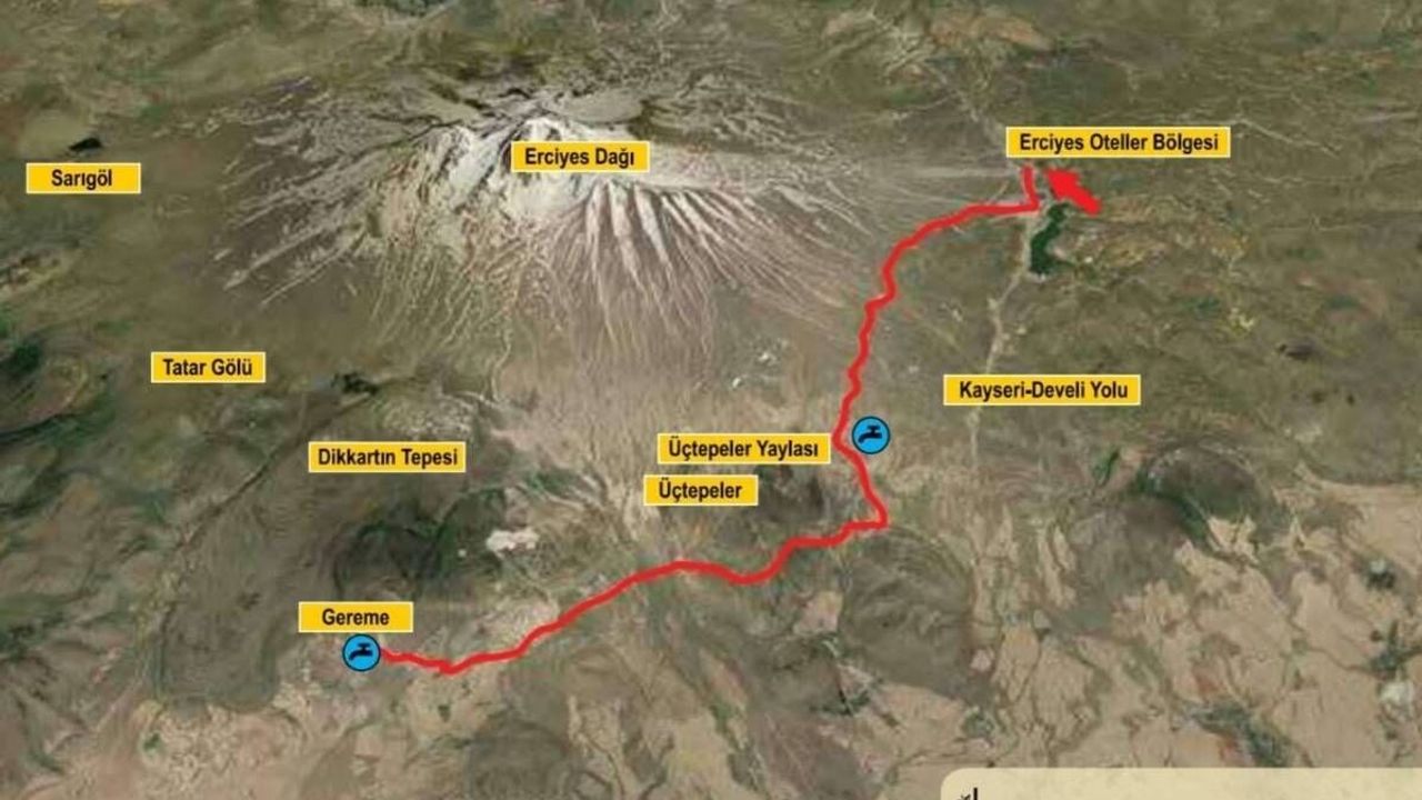 Erciyes’te doğayla buluşma noktası! Yeni yürüyüş rotaları belli oldu
