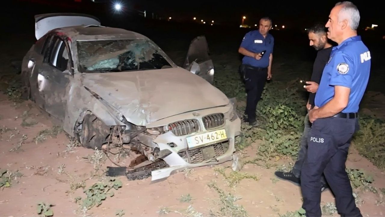 Gurbetçi BMW’siyle takla attı! Sürücü ağır yaralı