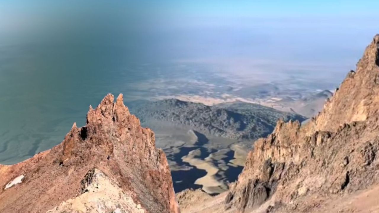 Kayseri'nin en gizemli yeri! Erciyes'in zirvesi bakın ne halde?