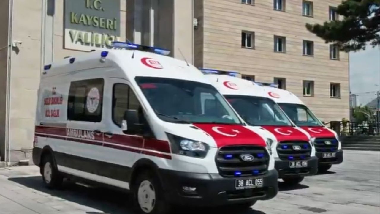 Kayseri acil müdahalede vites yükseltti! Ambulans sayısı 89'a ulaştı