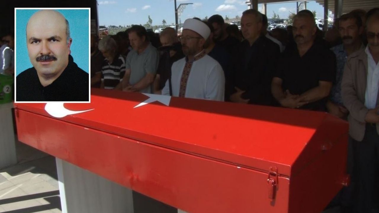 Muhtarlık binasında ölü bulunmuştu! Son yolculuğuna uğurlandı