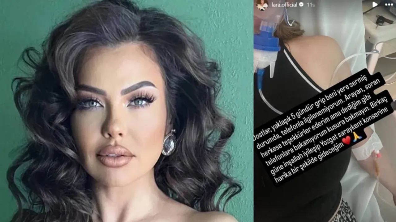 Ünlü şarkıcı hastaneye kaldırıldı