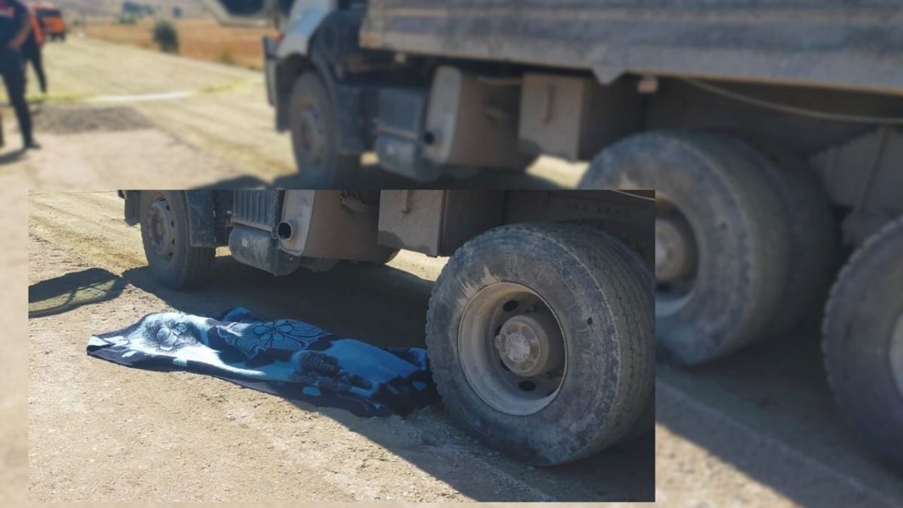 38 yaşındaki işçi kamyonun altında can verdi!