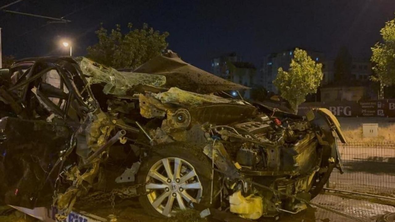 Kayseri'de tramvay yolunda facia!