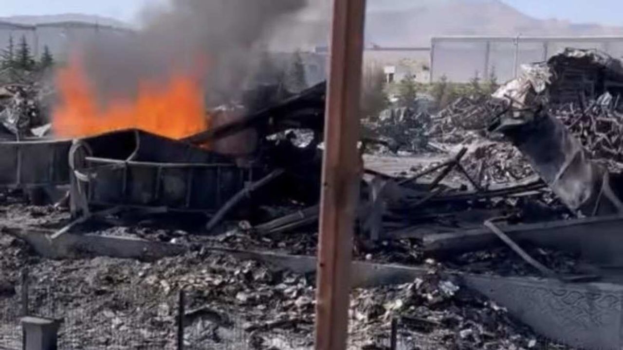 Niğde'de fabrikada çıkan yangına ekipler seferber oldu!