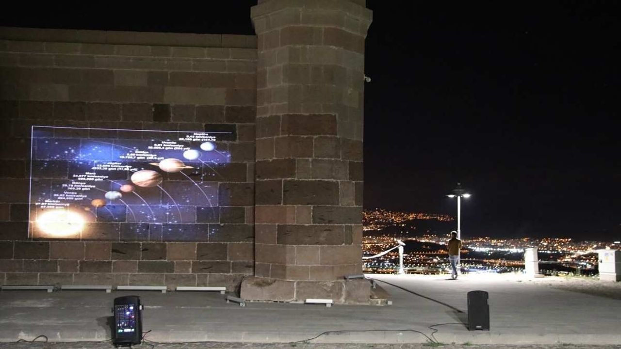 Kayseri Göz Gözlem Evi'nde uzayın derinlerine yolculuk yapıldı!