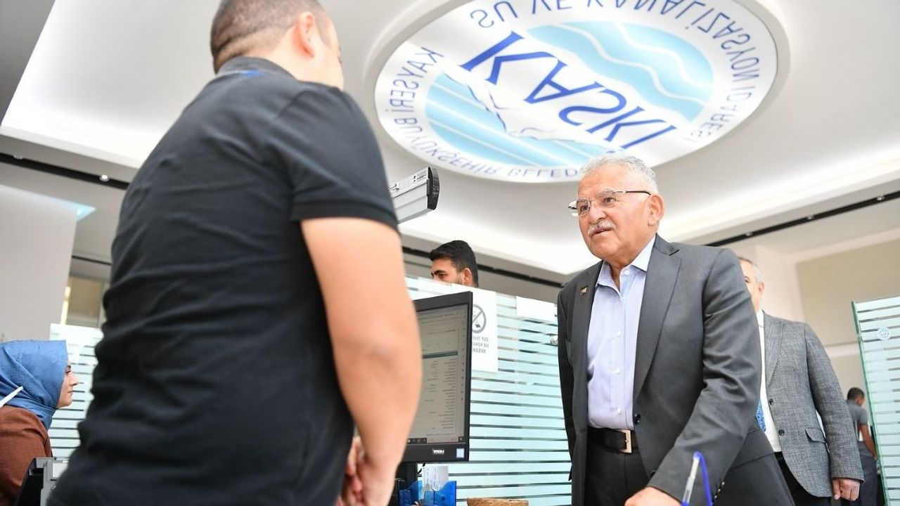 Başkan Büyükkılıç’tan ani KASKİ ziyareti