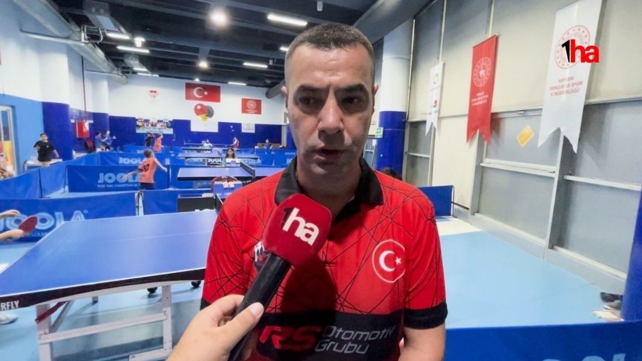 Kayseri’de masa tenisi başarısı: Dünyanın en zor üçüncü sporu