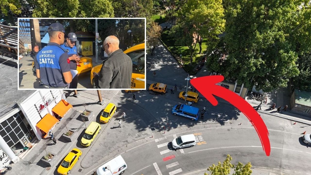Kayseri Büyükşehir Zabıtası’ndan taksilere sıkı denetim: Korsan taşımacılığa geçit yok!