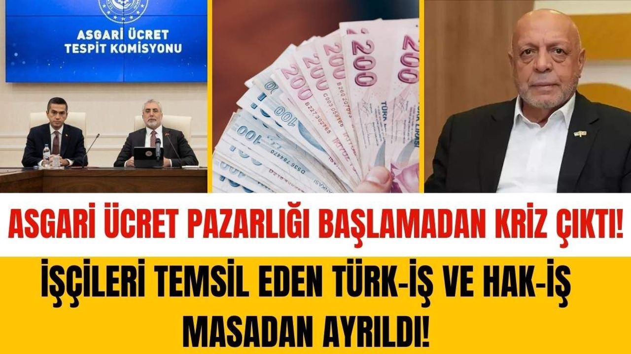 Asgari ücret için geri sayım başladı: Hak-İş’ten dikkat çeken açıklama