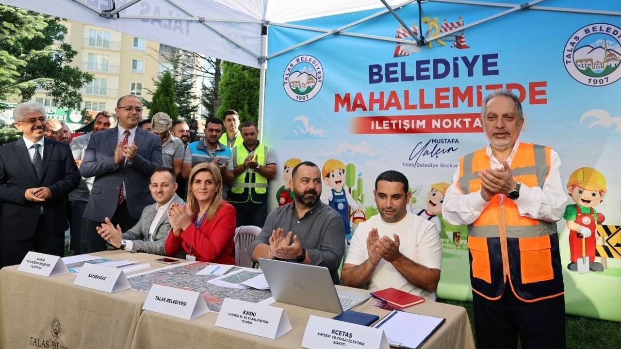 Talas Belediyesi'nin Belediye Mahallemizde uygulaması tam not aldı