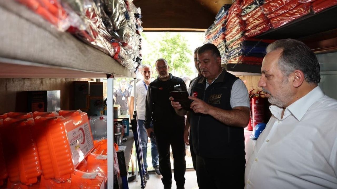 Talas'ta afet hazırlığı: Başkan ziyaret etti