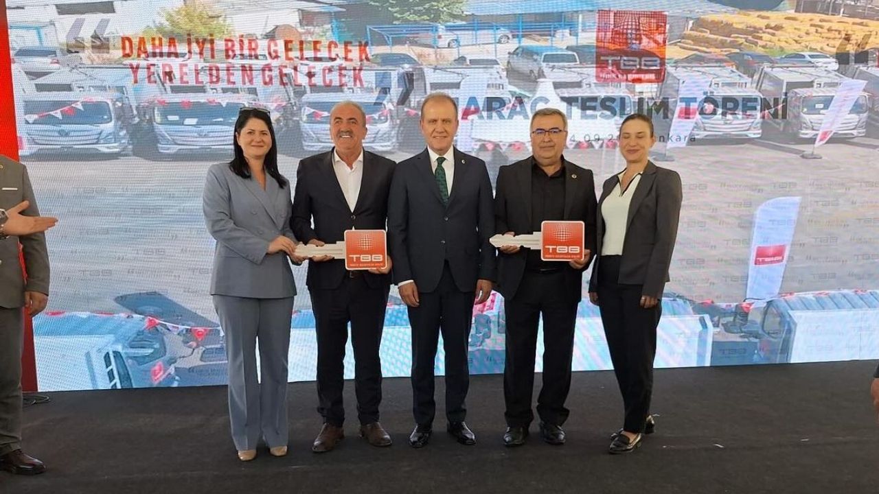 TBB’den Kayseri’ye destek! Felahiye ve Sarız’a temizlik araçları hibesi