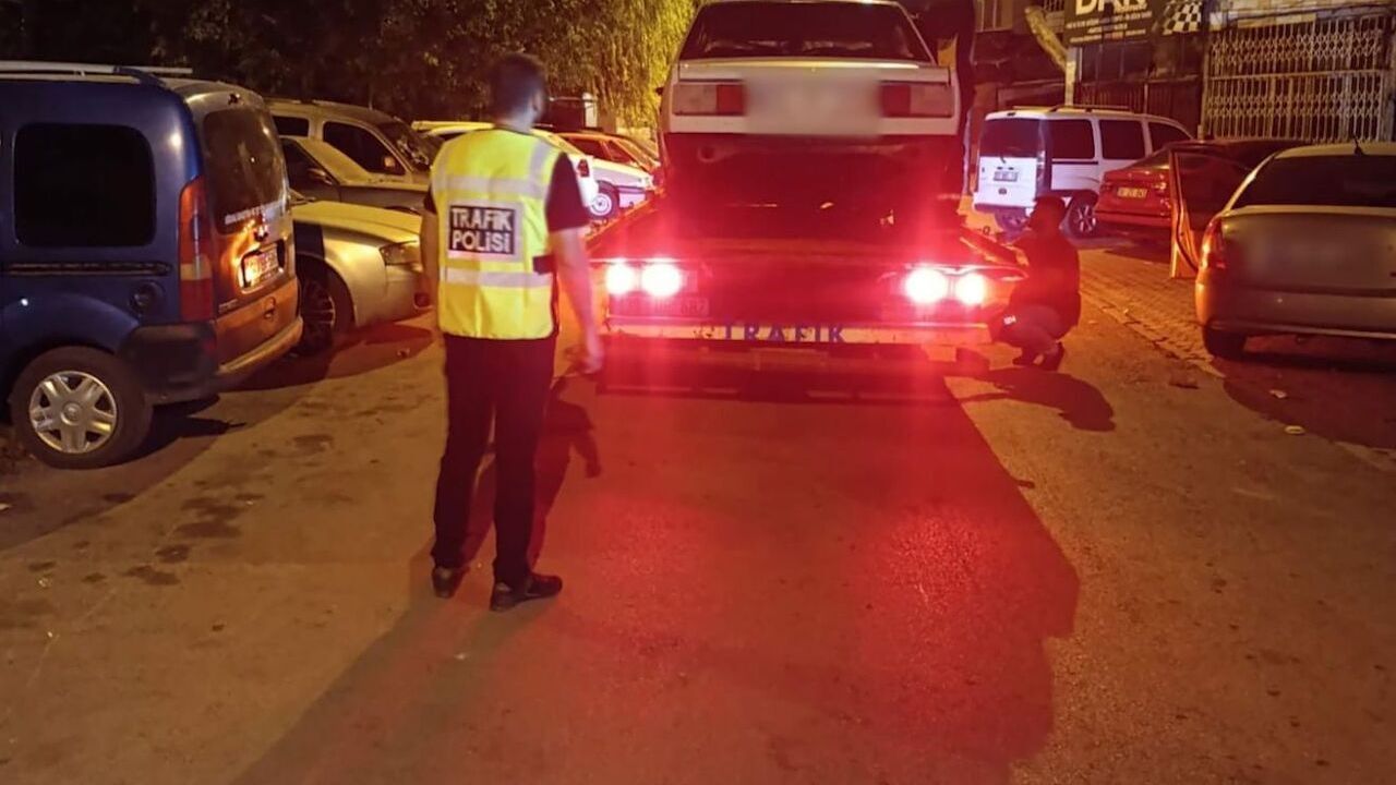 Kayseri Osman Kavuncu Bulvarında egzozlu araç trafikten men edildi