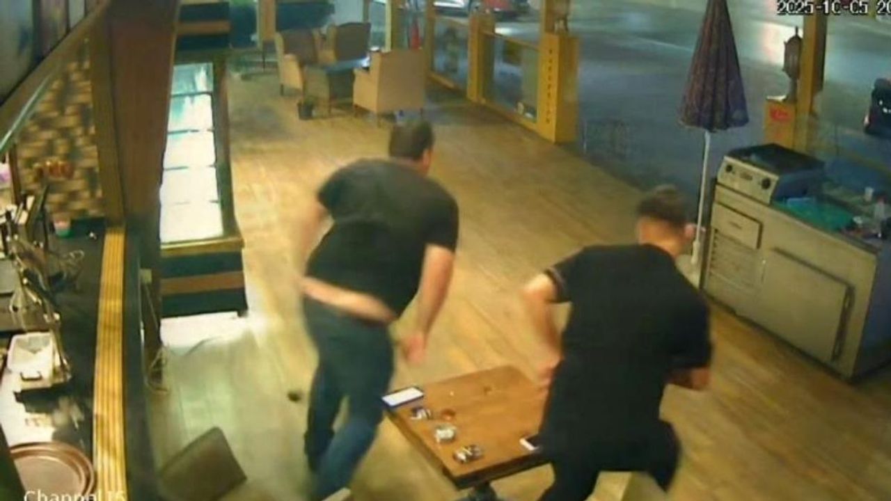 Pastaneye atılan el bombası olayında yeni görüntüler ortaya çıktı!