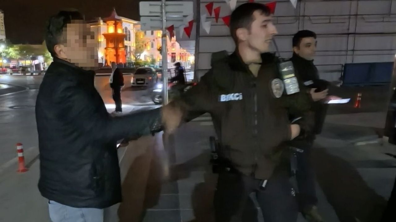 Alkollü şahıs: 'Ben genel başkanım!' dedi, bekçiye rest çekti!