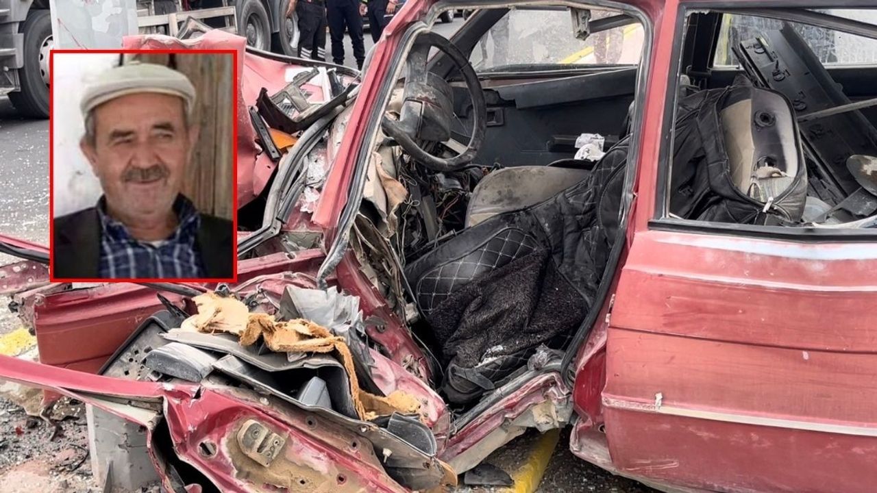 Kontrolden çıkan araç direğe çarptı sürücü hayatını kaybetti! Eşi ağır yaralı