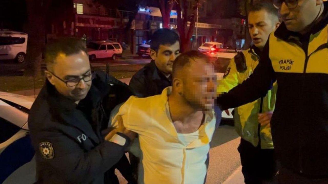 Patlak lastikle polisten kaçan alkollü sürücü : Amcam MİT’te çalışıyor lahmacunu 80 liraya satıyorum dedi