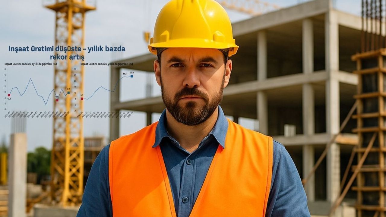 İnşaat sektörü Ağustos’ta yavaşladı mı? TÜİK inşaat üretimi endeksi açıklandı