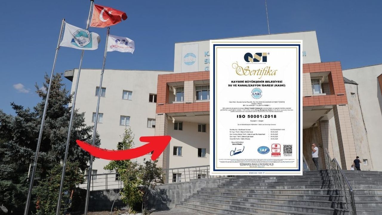 KASKİ Kayseri’ye değer katacak o belgeyi aldı