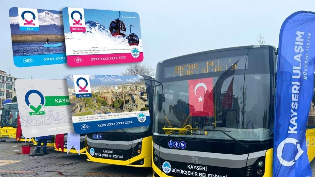 Kayseri’de ulaşıma zam geldi: Bakın hangi ilçeler indirimli ulaşım desteği alacak!