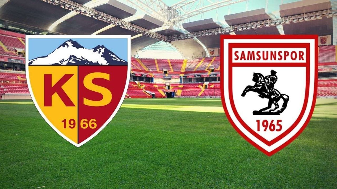 Kayserispor-Samsunspor canlı skor