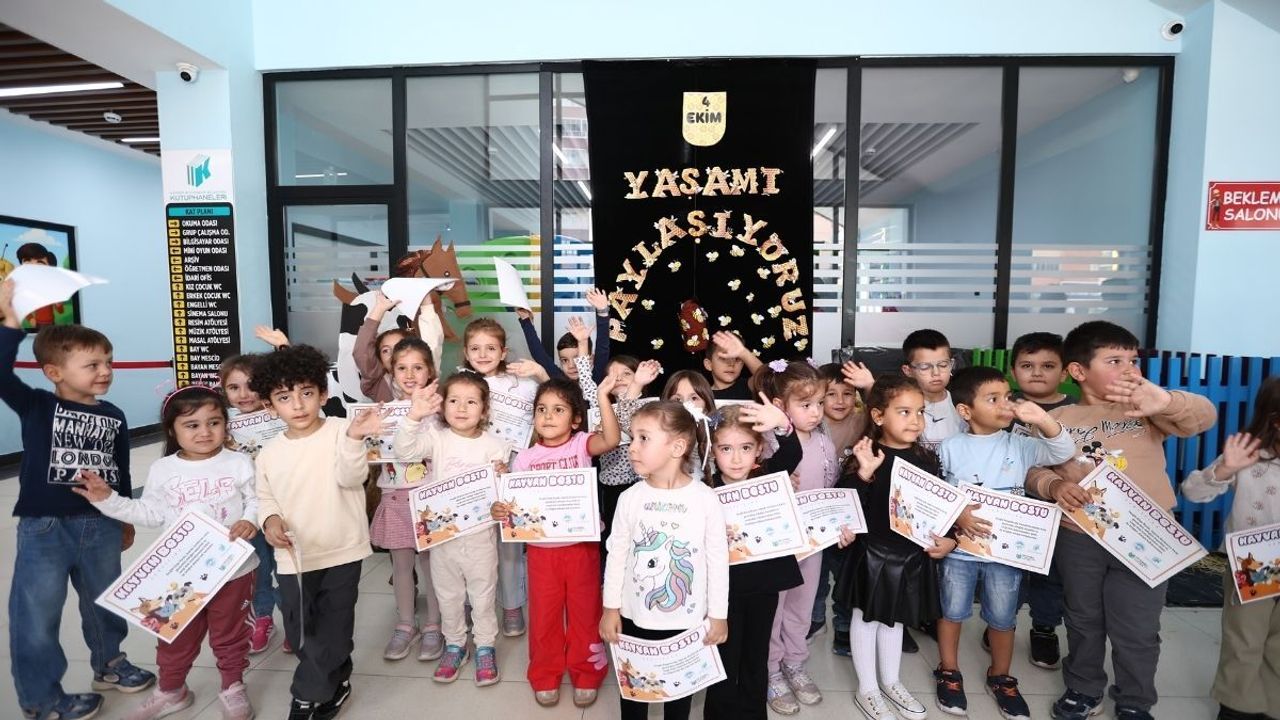 Büyükkılıç’tan 4 Ekim Hayvanları Koruma Günü’nde miniklere anlamlı etkinlik