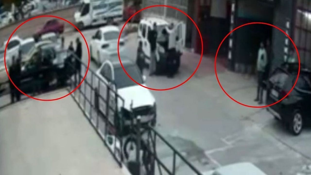 Oto sanayide av tüfeğiyle 12 kişiyi yaralamıştı görüntüler ortaya çıktı