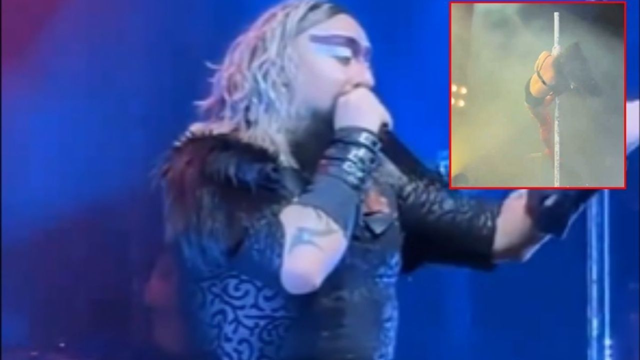 Kayseri valiliğine gönderme yapmıştı! Hayko Cepkin'in direk danslı konseri tepki çekti