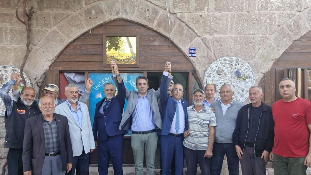 Zeki Akçeşme yeniden İYİ Parti İncesu İlçe Başkanı seçildi