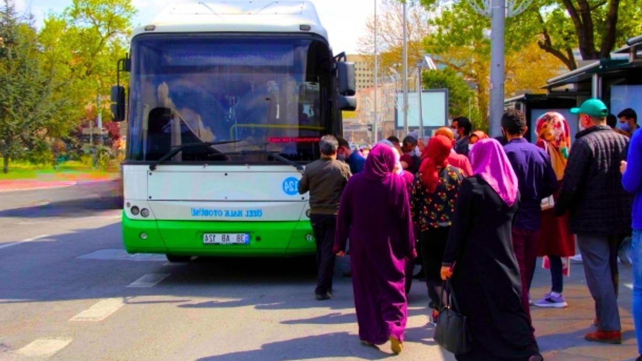 Kayseri’de otobüs seferleri ve güzergahlar baştan aşağı değişti!