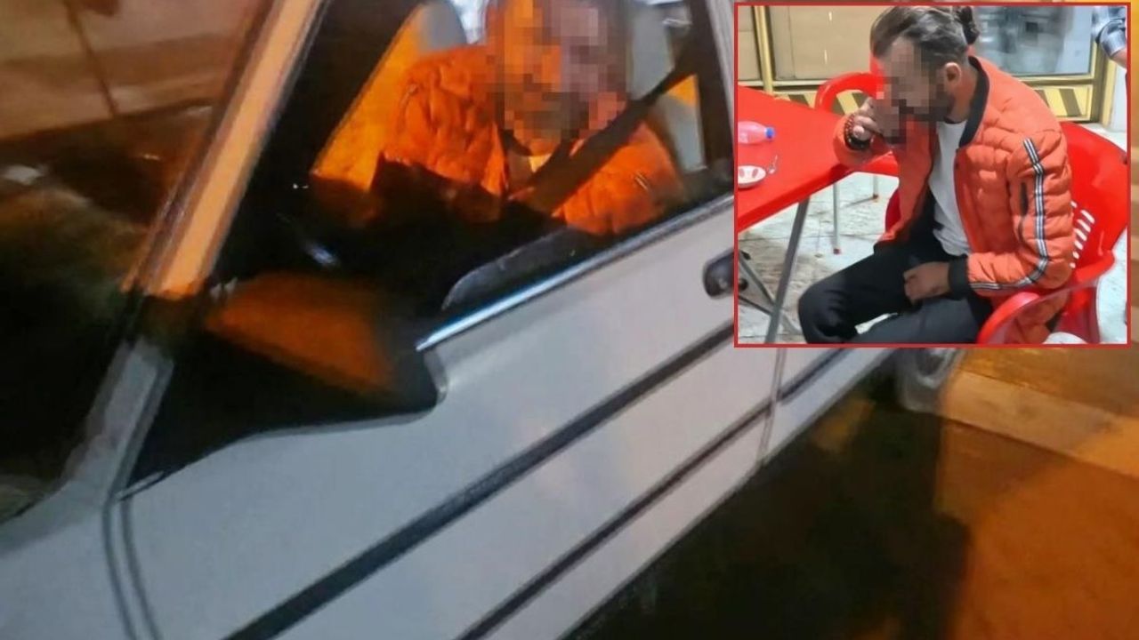 'Pavyondan çıktım' dedi, kazadan sonra kahvede çay keyfi yaptı!